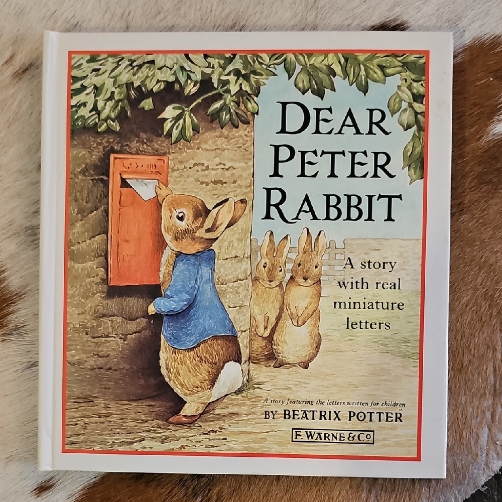 Dear Peter Rabbit Book With Real Miniature Letters
